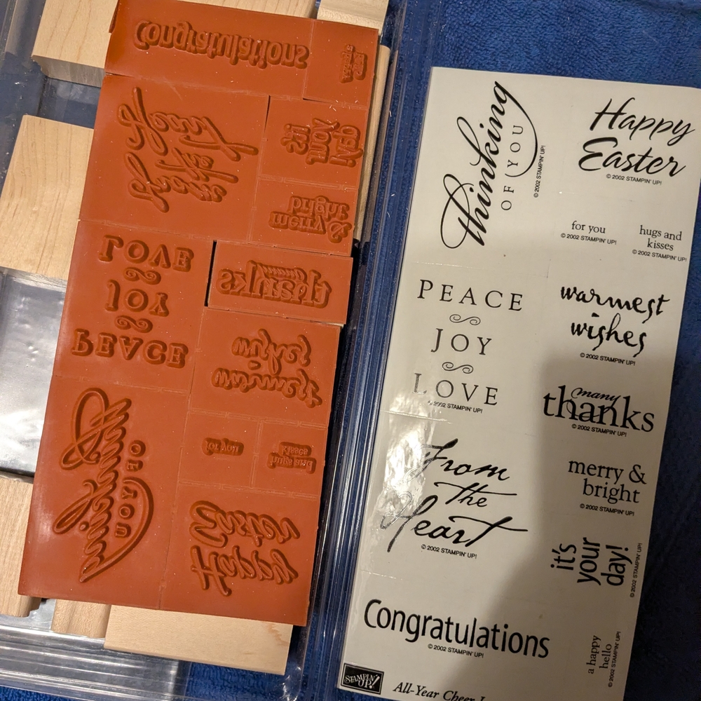 UNUSED, New STAMPIN UP! Authentic, Original Stamp and Ink Sets, Lot - Picture 5 of 16